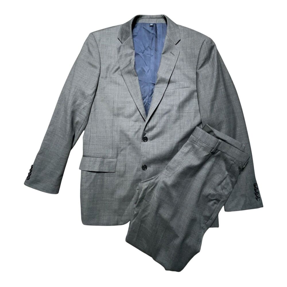 NWT Jcrew Thompson Suit Men’s 40R Gray Wool Single Breasted 32x30 Pants